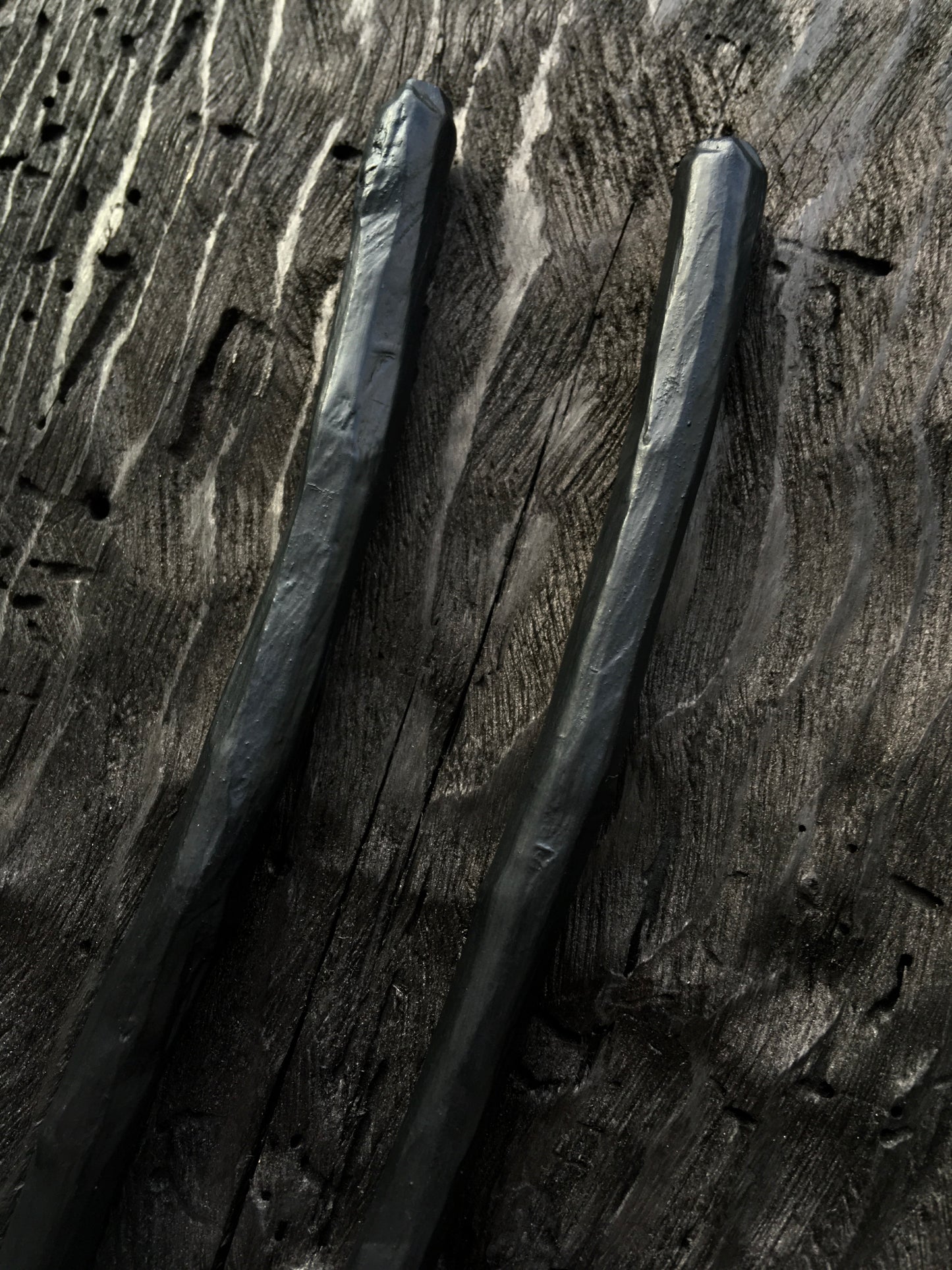HAND CARVED HAIR PIN