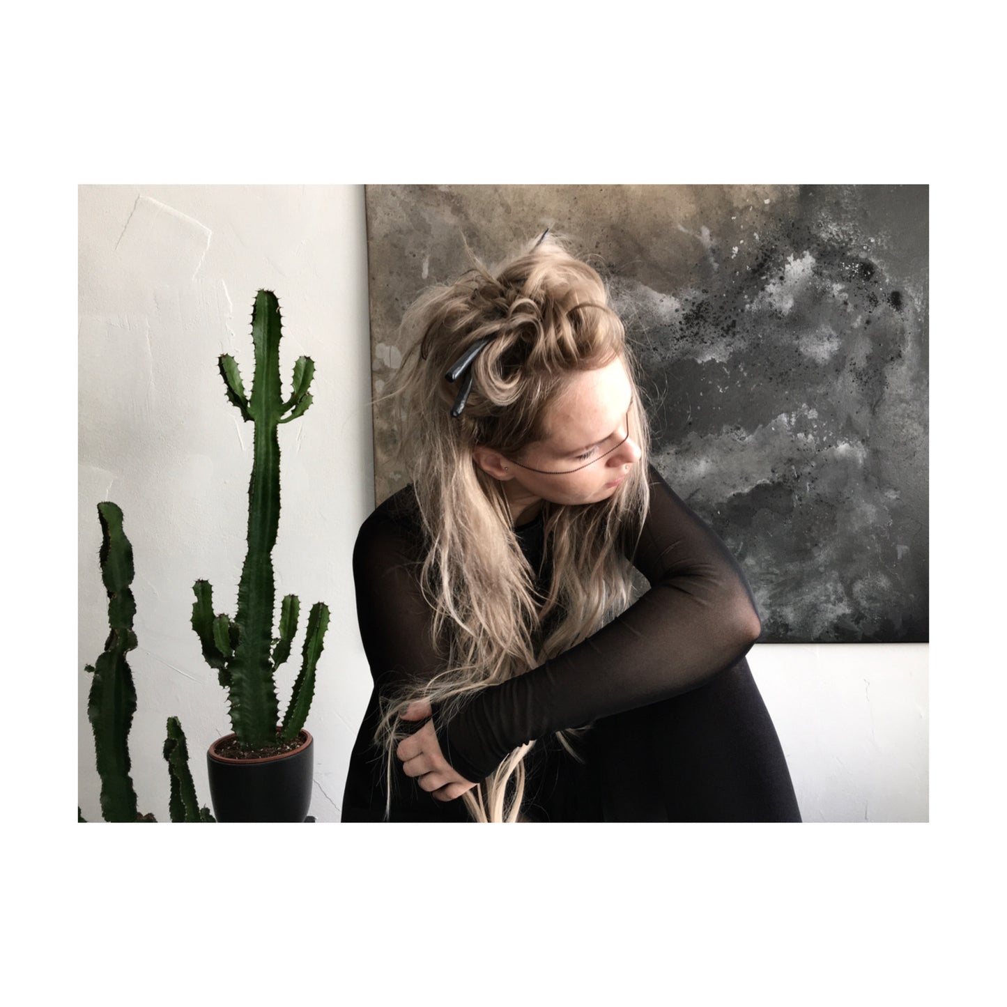 HAND CARVED HAIR PIN