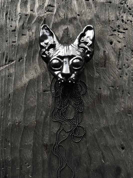 SPHYNX CAT BROOCH