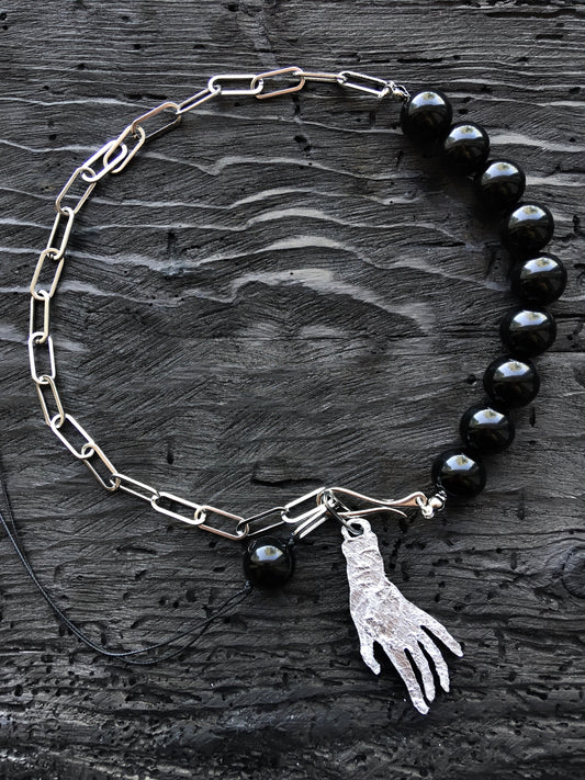 CHAIN x ONYX NECKLACE